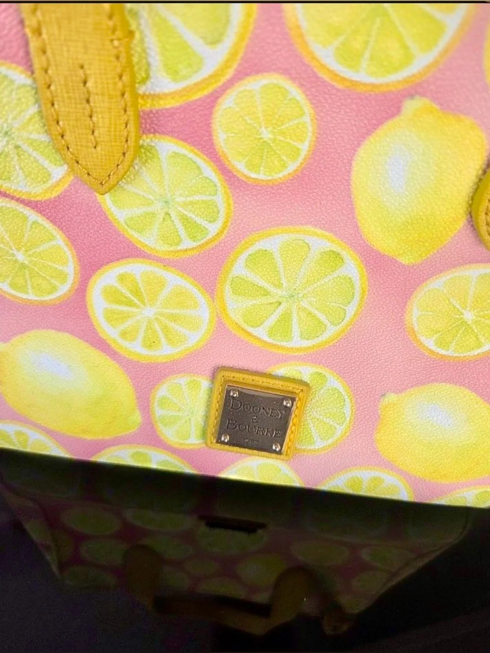 Dooney & Bourke Pink Limone crossbody handbag - so adorable and vibrant!
